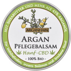 30 ml ARGANHAIN  Bio Argan-Pflegebalsam Hanf-CBD,...