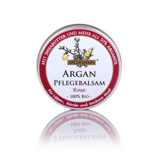 30 ml ARGANHAIN® Bio Arganöl-Pflegebalsam Rose