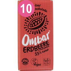 Ombar® 10 er Pack Erdbeere + Kokosmilch Bio...