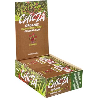 10er Pack CHICZA® Bio-Kaugummi Kaffee, 10x30 g