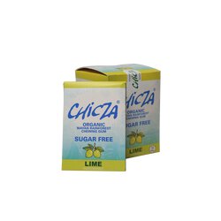 10er Pack CHICZA® Bio-Kaugummi Limone ZUCKERFREI, 10x30 g