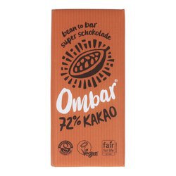 OMBAR 72% Kakao Bio Rohschokolade 70g
